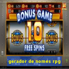 gerador de nomes rpg